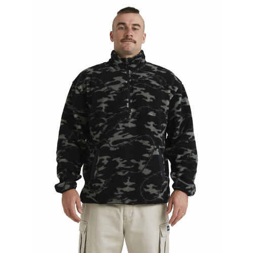 Quiksilver Ανδρική μπλούζα Mikey Zip Sherpa Half-Zip Fleece